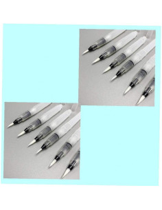 Juego de 3 Pinceles de Acuarela Pluzmecalm 12cm Sintético 2