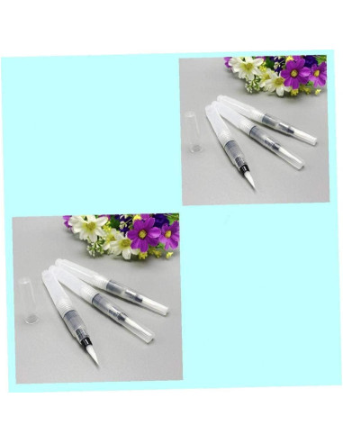 Juego de 3 Pinceles de Acuarela Pluzmecalm 12cm Sintético