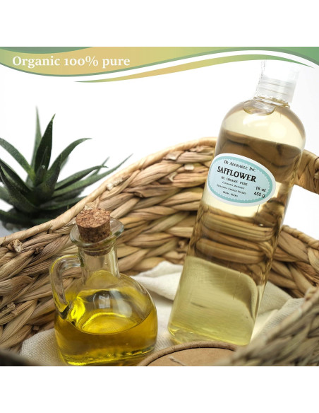 Aceite de Cártamo Dr Adorable 473 ml 100% Puro Orgánico