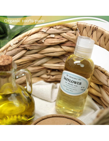 Aceite de Cártamo Orgánico Dr Adorable 113.4 g Prensado en Frío