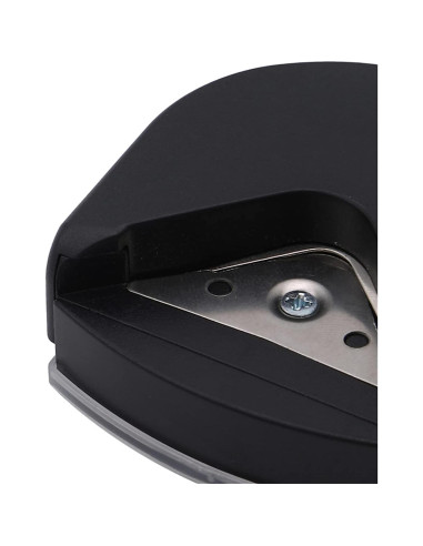 Punch de esquinas redondeadas Seadiquiet 4mm negro para papel