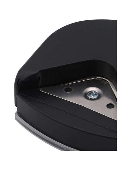 Punch de esquinas redondeadas Seadiquiet 4mm negro para papel