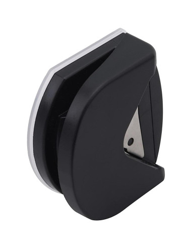 Punch de esquinas redondeadas Seadiquiet 4mm negro para papel