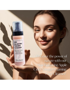 Limpiador Facial Espumoso Nature Skin 240g Vinagre de Manzana 2