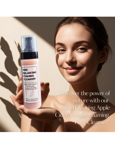 Limpiador Facial Espumoso Nature Skin 240g Vinagre de Manzana