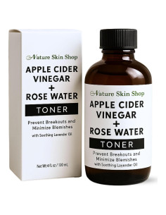 Tónico Facial Orgánico Nature Skin Shop - Vinagre de Sidra de Manzana y Rosa 156g