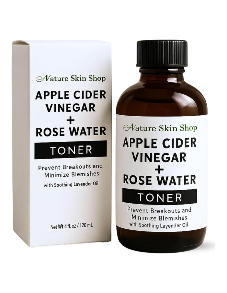 Tónico Facial Orgánico Nature Skin Shop - Vinagre de Sidra de Manzana y Rosa 156g
