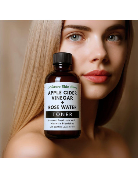 Tónico Facial Orgánico Nature Skin Shop - Vinagre de Sidra de Manzana y Rosa 156g