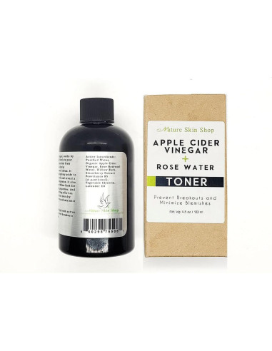 Tónico Facial Orgánico Nature Skin Shop - Vinagre de Sidra de Manzana y Rosa 156g