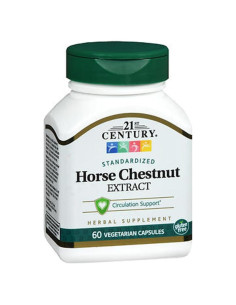 Extracto de Castaño de Indias 21st Century 60 Cápsulas Veganas