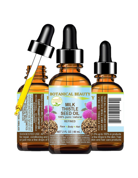 Aceite de Semilla de Cardo Lechoso 100% Puro 60 ml - Chateau Cosmetics