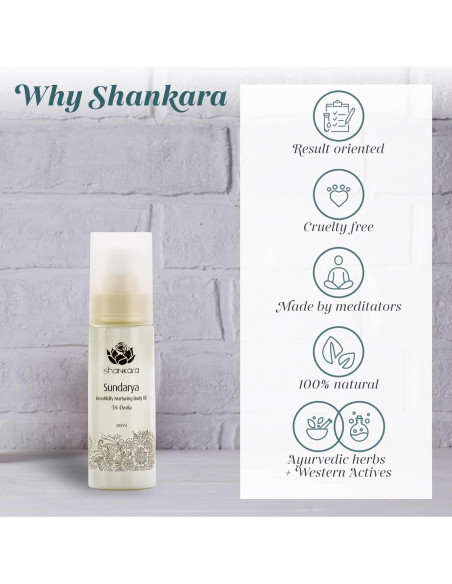Aceite Corporal Hidratante Shankara Sundarya 30ml - Jazmín, Ylang