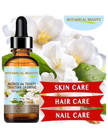Aceite Monoi de Tahití Jazmín Tahitiano Belleza Botánica 60ml