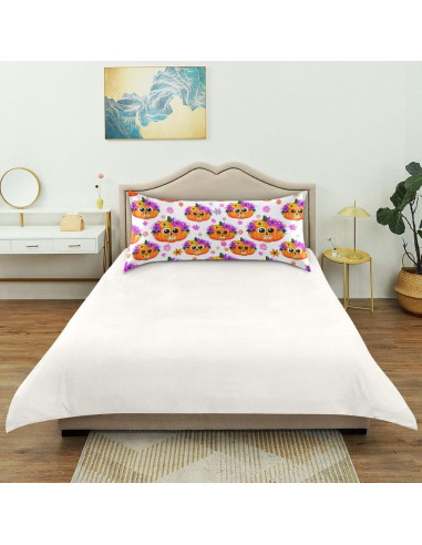 Funda de Almohada de Satén Kigai 20x66 cm Halloween Flores