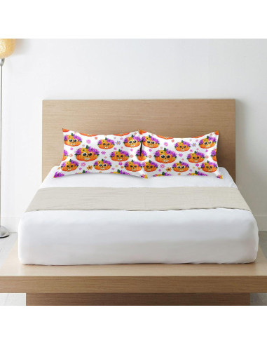 Funda de Almohada de Satén Kigai 20x66 cm Halloween Flores