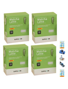 Matcha Latte Sin Azúcar Supple Me 10 Sobres 150g Tailandia