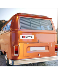 Calcomanía para Parachoques Messi 22.86x7.62cm Vinilo Impermeable 2