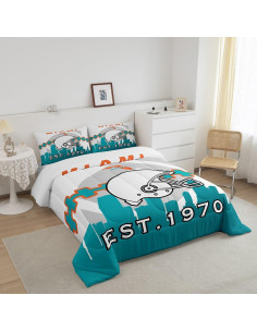 Conjunto Edredón Deportivo Erosebridal Reina Fútbol Miami 2