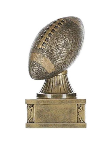 Trofeo de Fútbol Dorado Decade 17.78 cm Personalizado