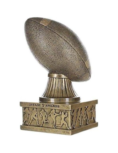 Trofeo de Fútbol Dorado Decade 17.78 cm Personalizado