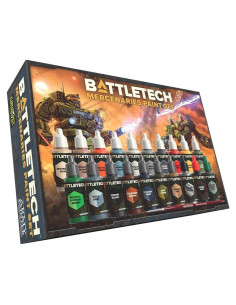 Kit de Pintura Acrílica Battletech Mercenaries Catalyst