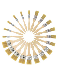 Paquete de 20 Pinceles de Pintura Suministro de Arte EE. UU.