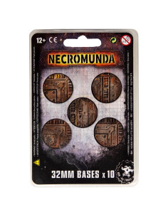 Bases de 32mm para Warhammer Necromunda Games Workshop x10