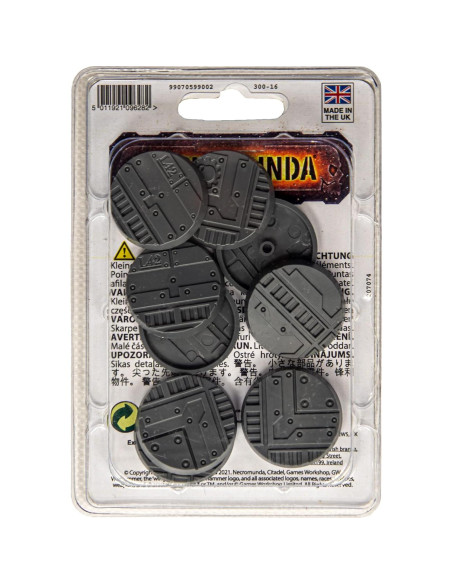 Bases de 32mm para Warhammer Necromunda Games Workshop x10