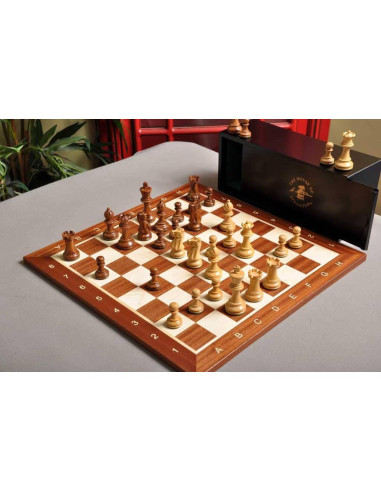 Juego de Ajedrez Grandmaster Staunton con Tablero y Caja