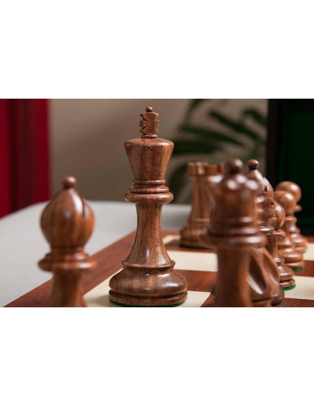 Juego de Ajedrez Grandmaster Staunton con Tablero y Caja