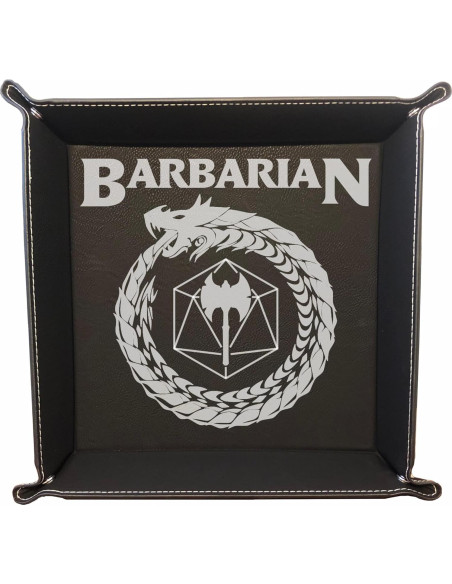 Bandeja de Dados D&D PrecisionNC Cuero Sintético Negro 32.7cm