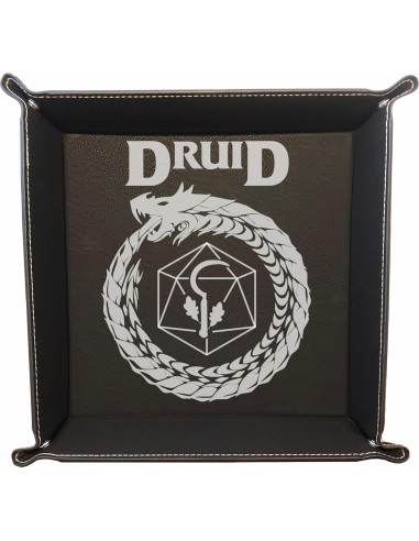 Bandeja de Dados D&D PrecisionNC Cuero Sintético Negro 32.7cm