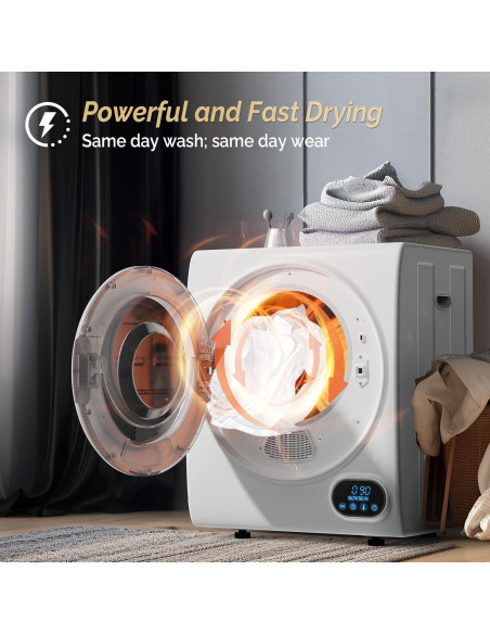 Secadora de Ropa Portátil ROVSUN 1.5 Pies Cúbicos 850W