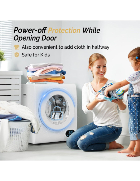 Secadora de Ropa Portátil ROVSUN 1.5 Pies Cúbicos 850W