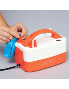 Inflador Eléctrico de Globos C.R. Gibson Naranja y Blanco 2