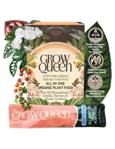 Fertilizante Orgánico Grow Queen 7 Porciones 150g para Plantas