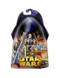 Figura de acción Star Wars General Grievous 15 cm con sables 2
