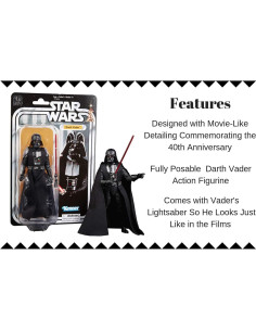 Figura de acción Darth Vader 40 Aniversario Star Wars 15 cm 2