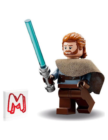 LEGO Star Wars Minifigura Ben Kenobi con Sable de Luz 75336