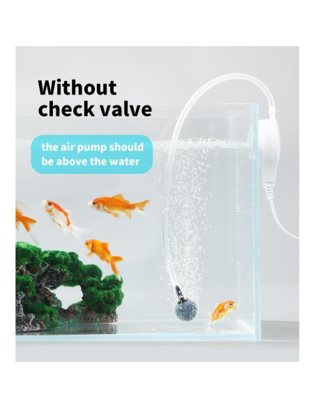 Bomba de Aire Silenciosa CUYPAS AP-200 para Acuario 56.8L