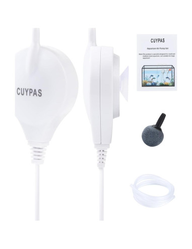Bomba de Aire Silenciosa CUYPAS AP-200 para Acuario 56.8L