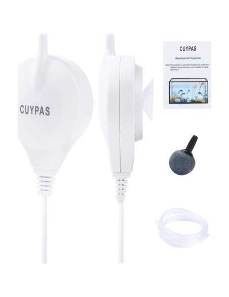Bomba de Aire Silenciosa CUYPAS AP-200 para Acuario 56.8L