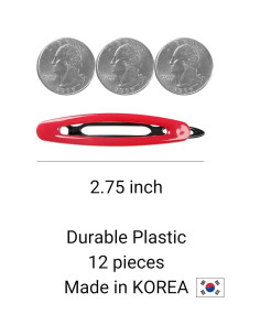 Juego de 12 pinzas para el cabello Aurora Pin - Sin metal, antideslizantes 2