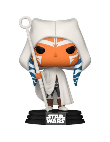 Figura Pop Ahsoka Poder de la Galaxia Funko 578 con Protector