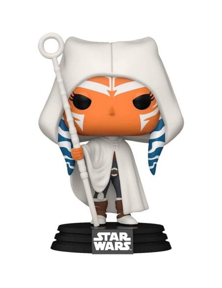 Figura Pop Ahsoka Poder de la Galaxia Funko 578 con Protector