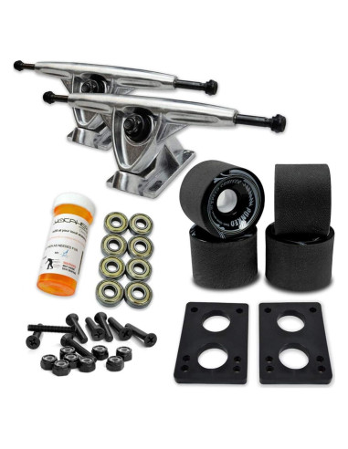 Conjunto Ruedas 71mm y Camiones Aluminio Yocaher 7"