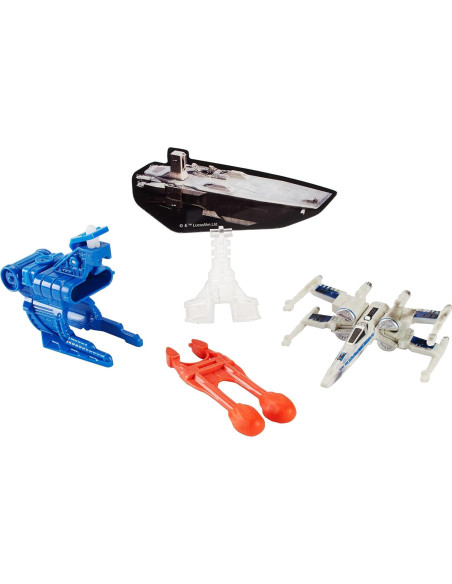 Nave Estelar Hot Wheels Star Wars Ataque Explosivo Azul