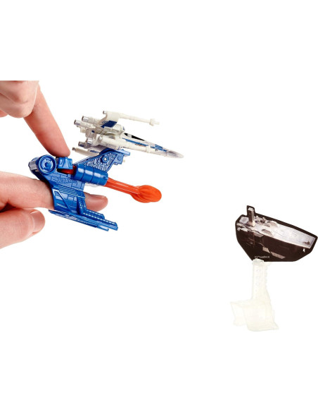 Nave Estelar Hot Wheels Star Wars Ataque Explosivo Azul