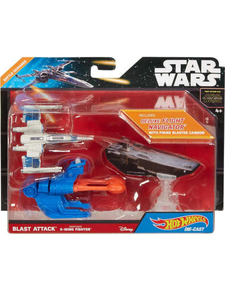 Nave Estelar Hot Wheels Star Wars Ataque Explosivo Azul