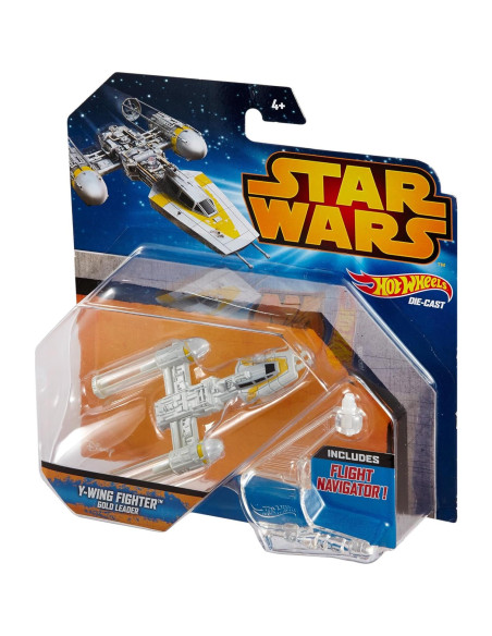 Vehículo Y-Wing Star Wars Hot Wheels 15.88 cm Metal